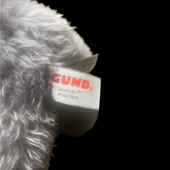 Gund Schnauzer Terrier Gray Dog BENTLEY 11 IN Stuffed Plush Toy 6047605 - Picture 7 of 7